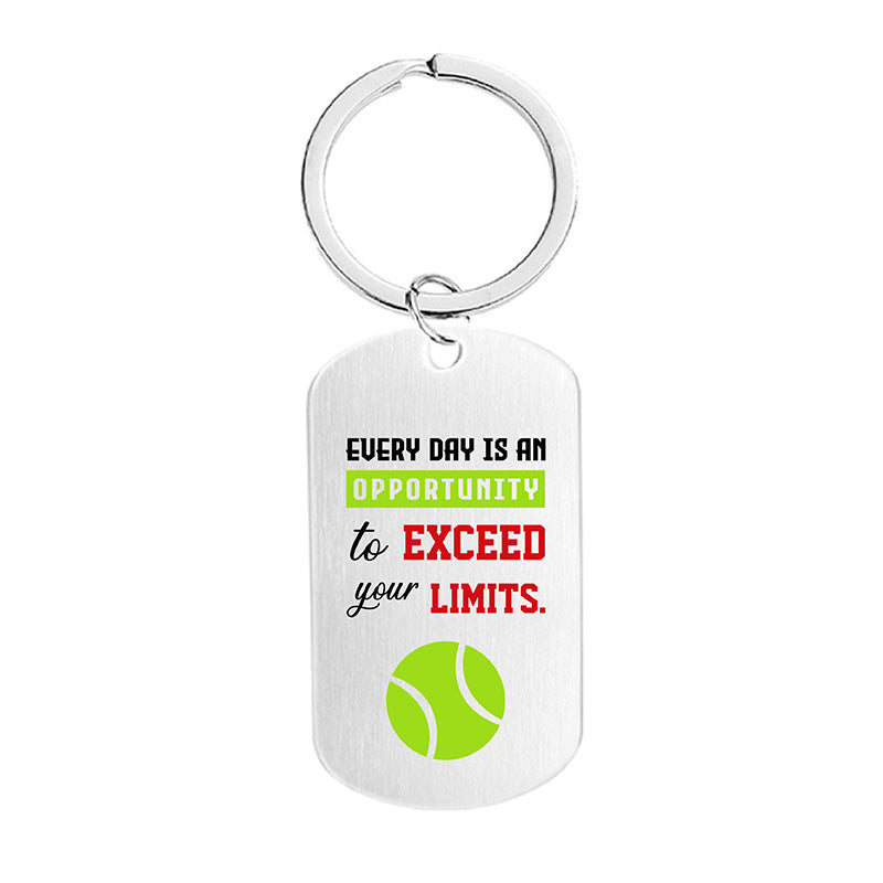 Wholesale Inspirational Holiday Memorial Gift Metal Keychain